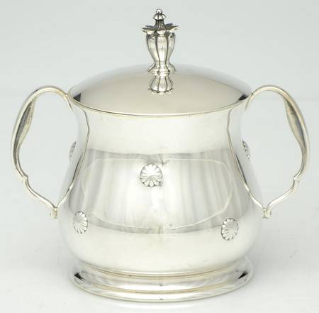 Far East (Sterling, Hollowware) Sugar Bowl & Lid