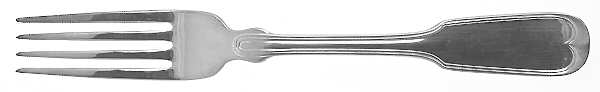 Fiddle (Silverplate, 1979) Fork