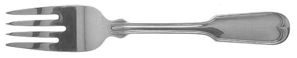 Fiddle (Silverplate, 1979) Individual Salad Fork