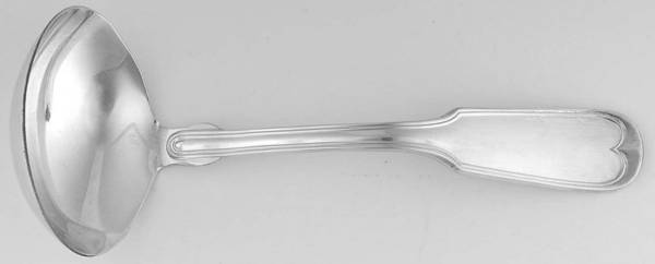 Fiddle (Silverplate, 1979) Solid Gravy Ladle