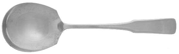 Fiddler (Stainless) Solid Smooth Casserole Spoon