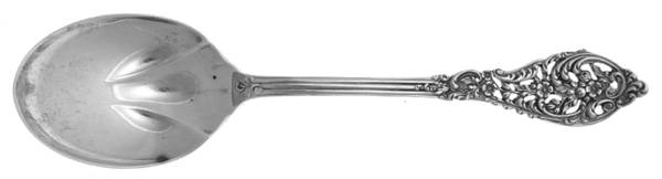 Florentine Lace (Sterling, 1951) Monogram Sugar Spoon