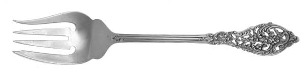 Florentine Lace (Sterling, 1951) Monogram Individual Salad Fork