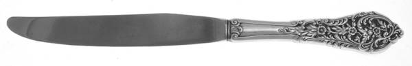 Florentine Lace (Sterling, 1951) Monogram Modern Hollow Knife