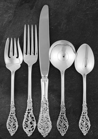 Florentine Lace (Sterling, 1951) 5 Piece Place Size Setting