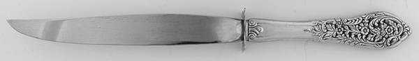 Florentine Lace (Sterling, 1951) Small Steak Carving Knife with Stainless Blade