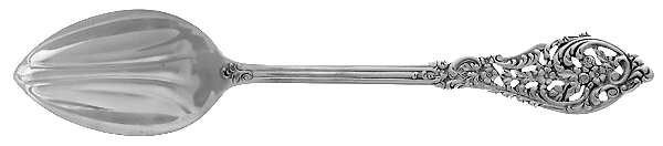 Florentine Lace (Sterling, 1951) Fruit/Orange Spoon W/Monogram