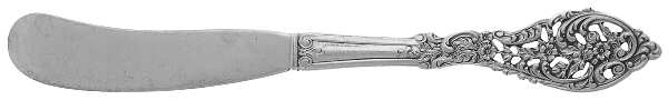 Florentine Lace (Sterling, 1951) Flat Handle Butter Spreader