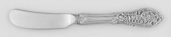 Florentine Lace (Sterling, 1951) Butter Spreader Hollow Hdl-Paddle/Stainless Blade