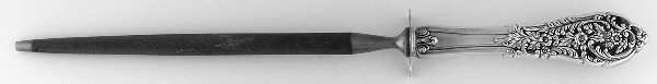 Florentine Lace (Sterling, 1951) Large Roast Steel Rod Knife Sharpener