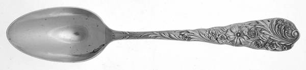 Flora (Sterling, 1890) Dessert/Oval Soup Spoon