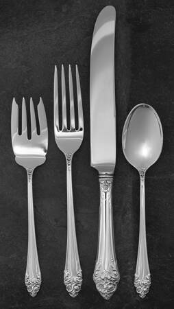 Fragrance (Sterling, 1941, No Monograms) 4 Piece Place Size Setting