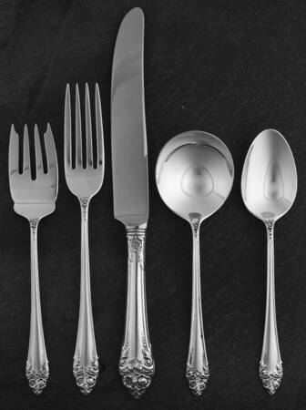Fragrance (Sterling, 1941, No Monograms) 40  Piece Estate Set