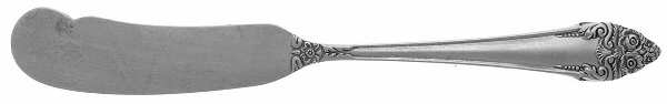 Fragrance (Sterling, 1941, No Monograms) Flat Handle Butter Spreader