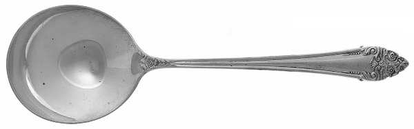 Fragrance (Sterling, 1941, No Monograms) Round Bowl Soup Spoon (Cream Soup)