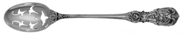 Francis I (Sterling, Eagle-R-Lion, 1907) Pierced Bowl Short Handle Olive Spoon