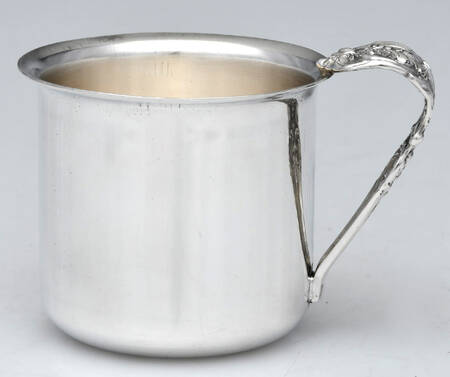 Francis I (Sterling, Eagle-R-Lion, 1907) Baby Cup with Plated Cup and Sterling Handle HC