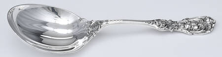 Francis I (Sterling, Eagle-R-Lion, 1907) Solid Salad Serving Spoon
