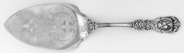 Francis I (Sterling, Eagle-R-Lion, 1907) Large Solid Pierced Pie Knife