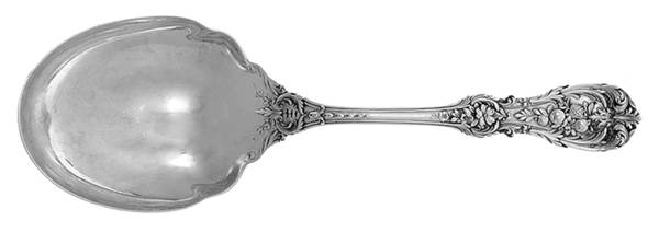 Francis I (Sterling, Eagle-R-Lion, 1907) Solid Salad Serving Spoon