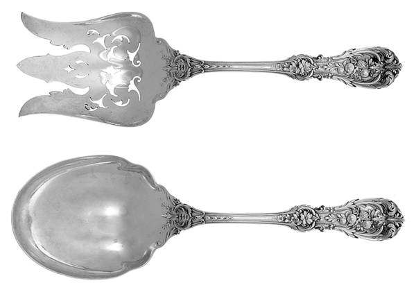 Francis I (Sterling, Eagle-R-Lion, 1907) (2 Pc) Solid Salad Set