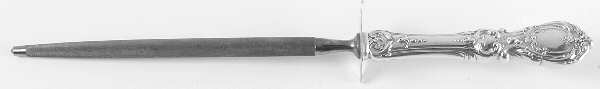 Francis I (Sterling, Eagle-R-Lion, 1907) Large Roast Steel Rod Knife Sharpener