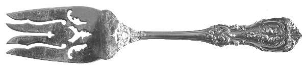 Francis I (Sterling, Eagle-R-Lion, 1907) Cold Meat Serving Fork Small Pierce