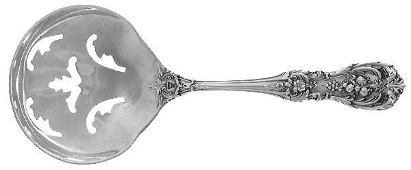Francis I (Sterling, Eagle-R-Lion, 1907) Solid Bon Bon Spoon with Pierced Bowl