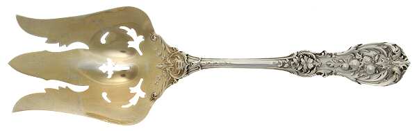 Francis I (Sterling, Eagle-R-Lion, 1907) Solid Salad Serving Fork