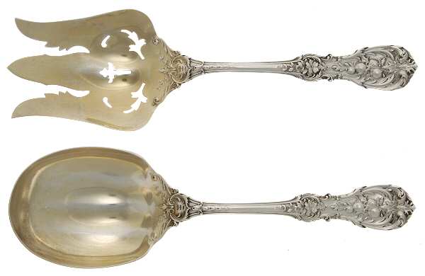 Francis I (Sterling, Eagle-R-Lion, 1907) (2 Pc) Solid Salad Set