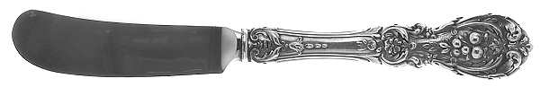 Francis I (Sterling, Eagle-R-Lion, 1907) Butter Spreader Hollow Hdl-Paddle/Stainless Blade