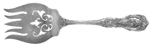 Francis I (Sterling, Eagle-R-Lion, 1907) Large Solid Tined Sardine Serving Fork