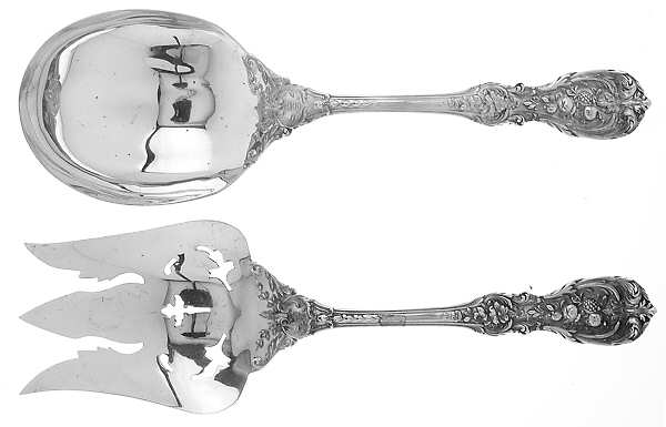 Francis I (Sterling, Eagle-R-Lion, 1907) (2 Pc) Solid Salad Set