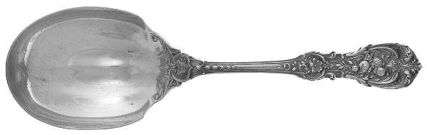 Francis I (Sterling, Eagle-R-Lion, 1907) Solid Salad Serving Spoon