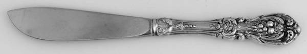 Francis I (Sterling, Eagle-R-Lion, 1907) Hollow Handle Master Butter Knife