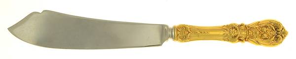 Francis I-Gold Vermeil (Sterling) Cake Slicer with Stainless Blade
