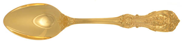 Francis I-Gold Vermeil (Sterling) Dessert/Oval Soup Spoon
