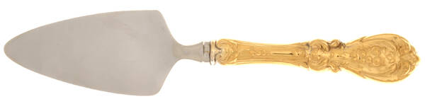 Francis I-Gold Vermeil (Sterling) Cheese Server with Stainless Blade HC
