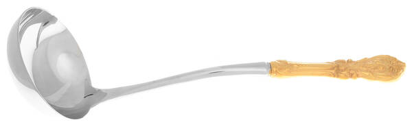Francis I-Gold Vermeil (Sterling) Soup Ladle with Stainless Bowl HC