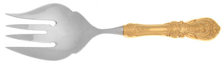 Francis I-Gold Vermeil (Sterling) Serving Fork with Stainless Tines