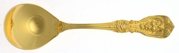 Francis I-Gold Vermeil (Sterling) Round Bowl Soup Spoon (Bouillon)