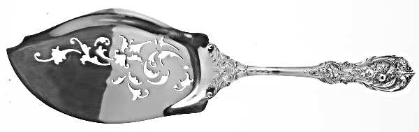 Francis I-Gold Vermeil (Sterling) Large Solid Pierced Fish Knife