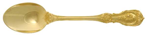 Francis I-Gold Vermeil (Sterling) Place/Oval Soup Spoon