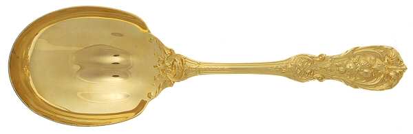 Francis I-Gold Vermeil (Sterling) Solid Salad Serving Spoon