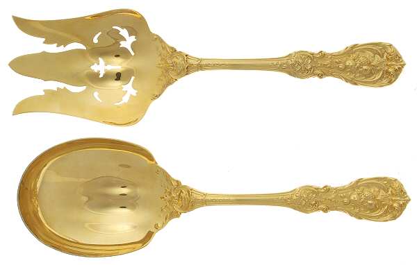 Francis I-Gold Vermeil (Sterling) (2 Pc) Solid Salad Set