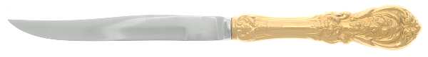 Francis I-Gold Vermeil (Sterling) Individual Steak Knife w/Bevel Blade