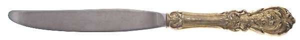Francis I-Gold Vermeil (Sterling) Modern Hollow Knife