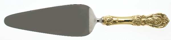 Francis I-Gold Vermeil (Sterling) Pie Server with Stainless Blade