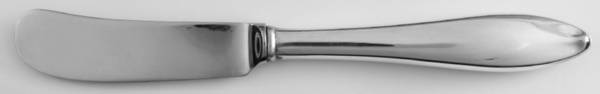 French Antique (Sterling, 1901) Butter Spreader Hollow Hdl-Paddle/Stainless Blade