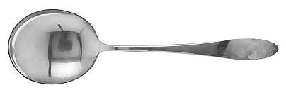 French Antique (Sterling, 1901) Round Bowl Soup Spoon (Gumbo)
